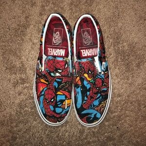 Spider-Man Vans slip on